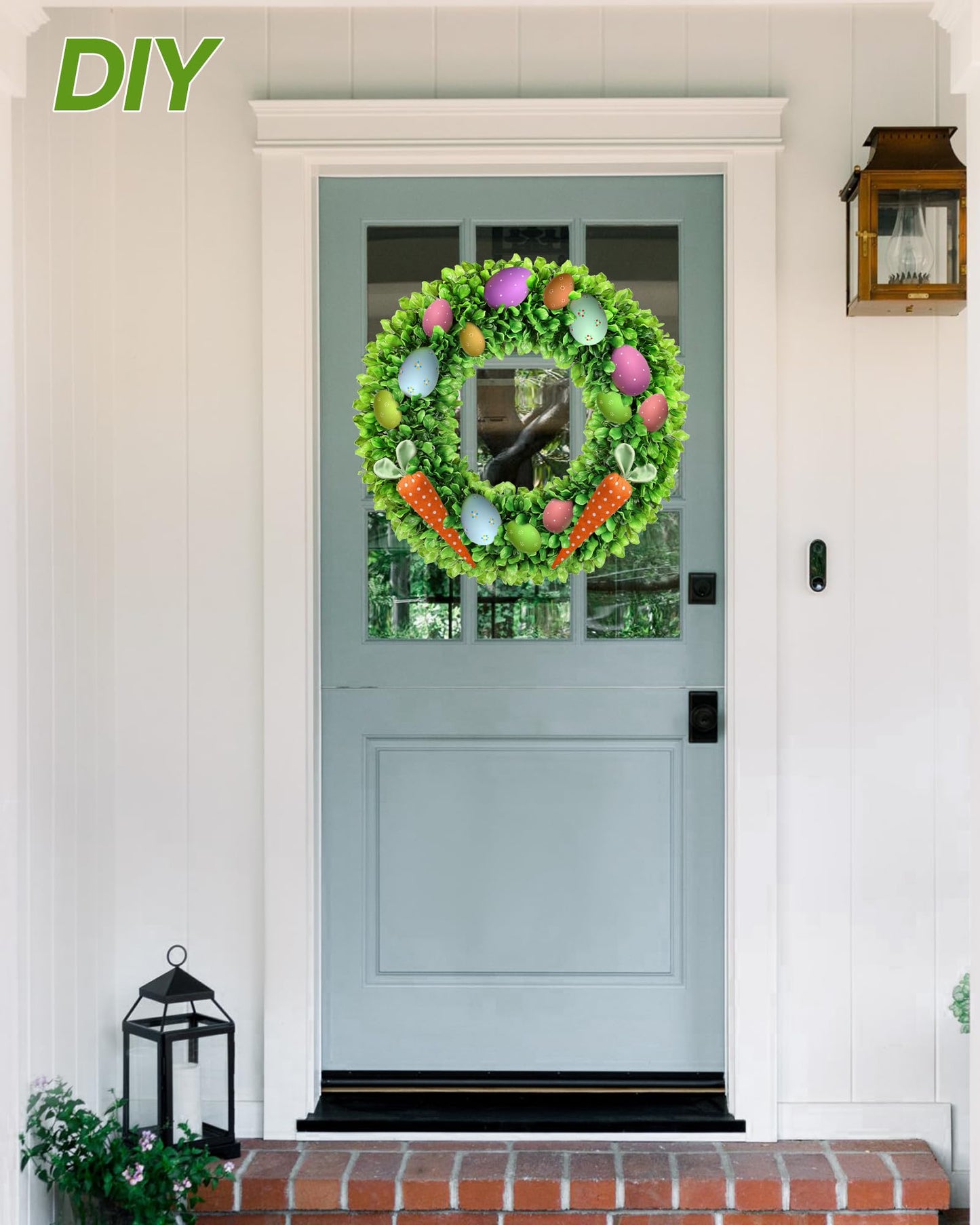 20" & 24" Faux Round Boxwood Wreath