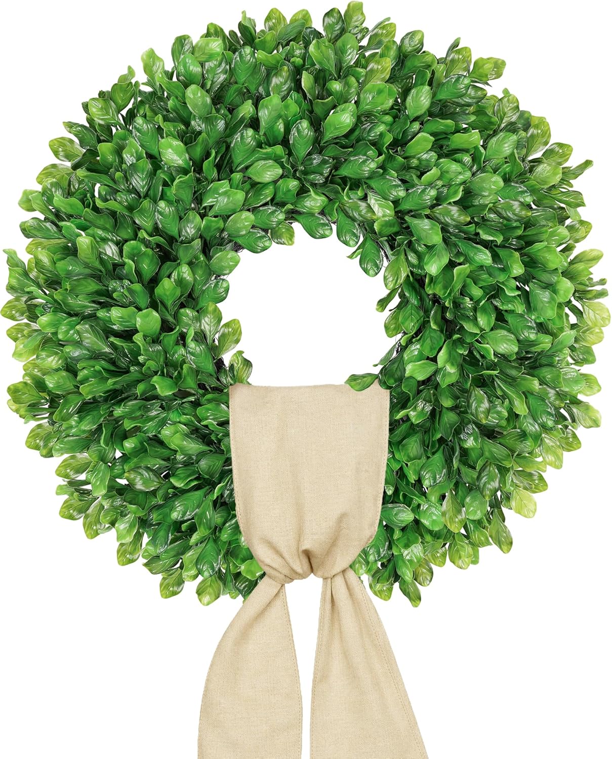 20" & 24" Faux Round Boxwood Wreath
