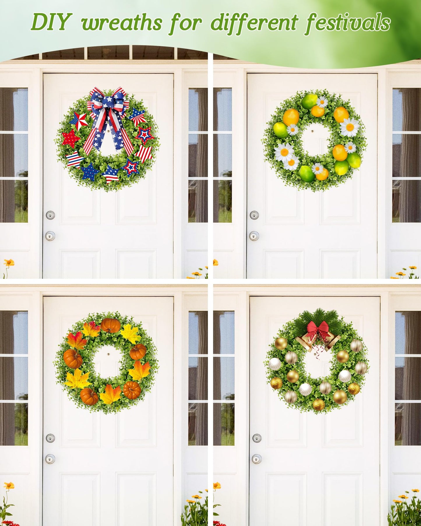 22" Boxwood Wreaths