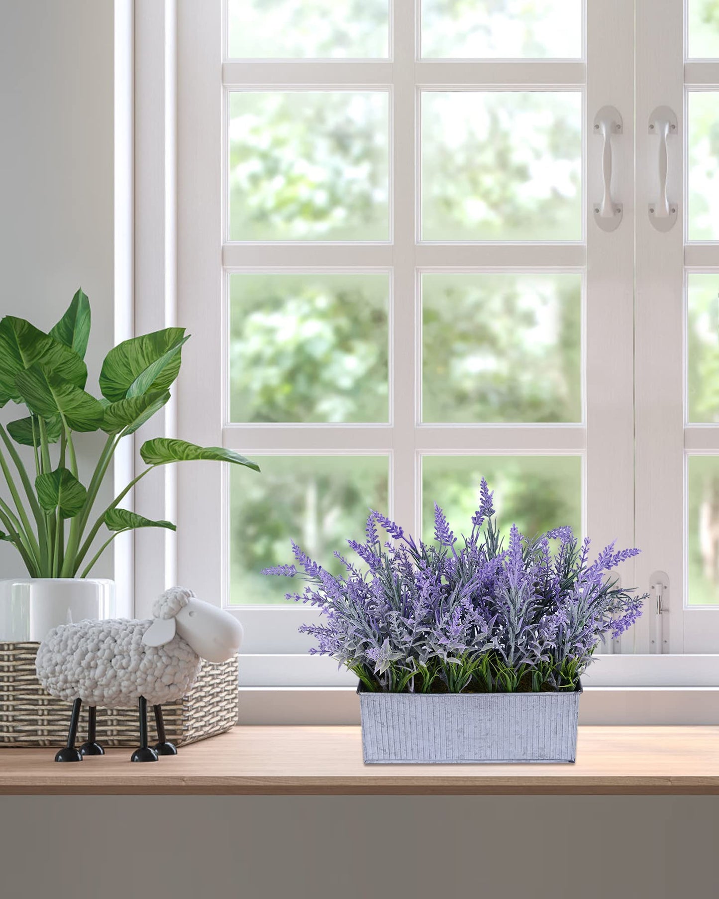 Artificial Faux Lavender Plant