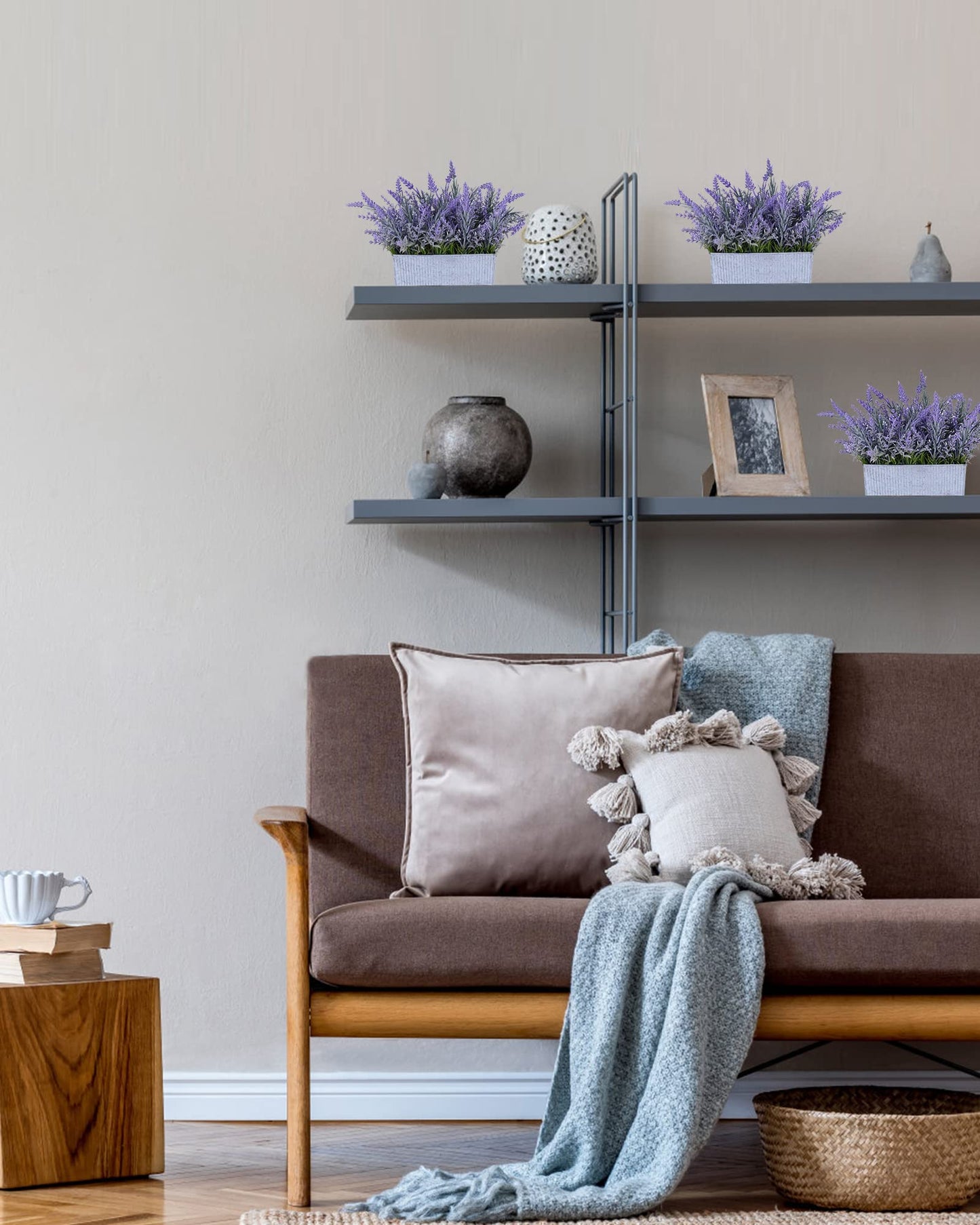 Artificial Faux Lavender Plant